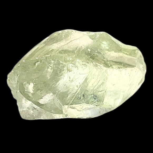 Lemon Translucent Art Glass Cullet Glowing Manganese Slag Glass #5GX51 - Picture 5 of 8